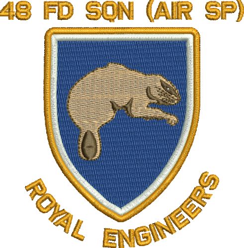 48 Fd Sqn Air Sp Embroidered T-shirt